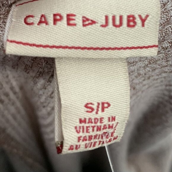 Cape Juby Size Small Cardigan Sweater Open Front Long Sleeved Pockets Womens - Picture 3 of 4